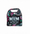 Pre-personalised Pack-Away Sparkle Shopper Bag - Mum