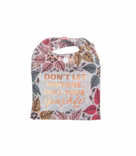 Pre-personalised Pack-Away Shopper Bag - Don't let anyone dull your Sparkle
