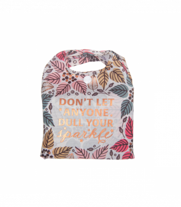 Pre-personalised Pack-Away Shopper Bag - Don't let anyone dull your Sparkle