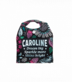 Pre-personalised Pack-Away Sparkle Shopper Bag - Caroline
