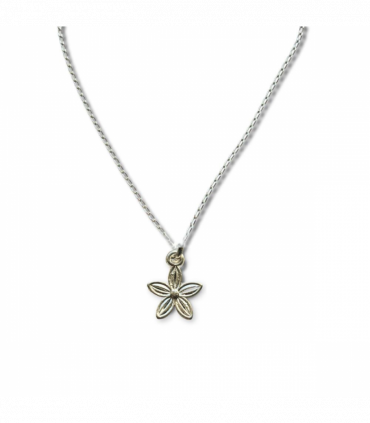 Dahlia Flower Charm Necklace