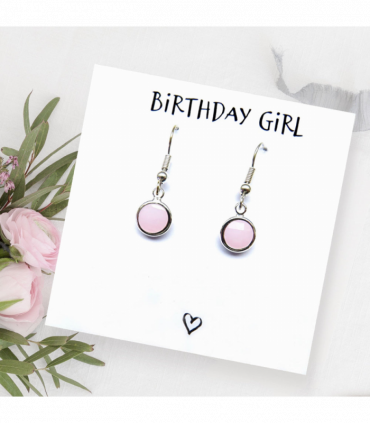 Birthstone Earrings & Birthday Girl Card | Birthday Gift For Her | Birthstone Birthday Gift | Birthday Gift for Friend | Birthday Gift UK