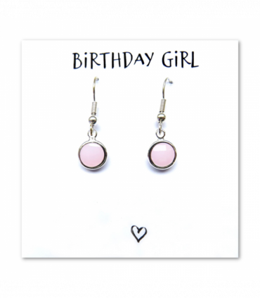 Birthstone Earrings & Birthday Girl Card | Birthday Gift For Her | Birthstone Birthday Gift | Birthday Gift for Friend | Birthday Gift UK