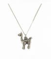 Llama Silver Necklace
