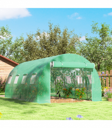 Outsunny 4 x 3 x 2m Greenhouse Replacement Cover ONLY for Tunnel Greenhouse