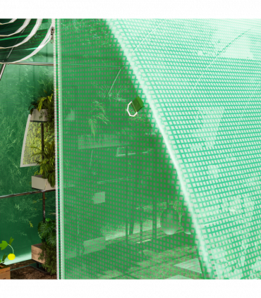 Outsunny 4 x 3 x 2m Greenhouse Replacement Cover ONLY for Tunnel Greenhouse