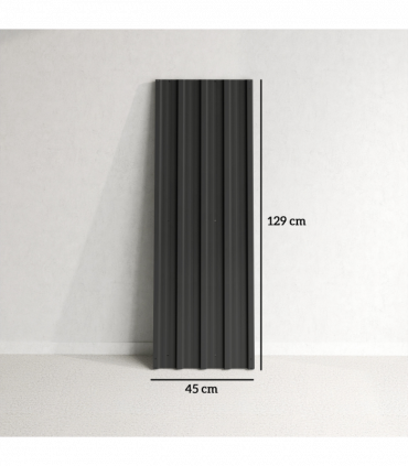 Outsunny Pack of 12 Metal Roofing Sheets for Greenhouse, Black