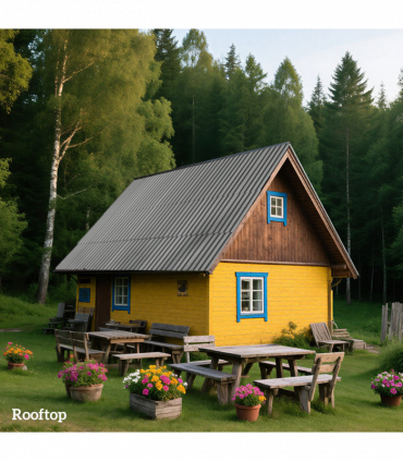 Outsunny Pack of 12 Metal Roofing Sheets for Greenhouse, Light Grey