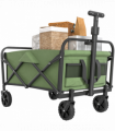 Outsunny 62L Festival Trolley, 120kg Heavy Duty Folding Trolley Cart, Green