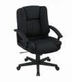 HOMCOM Swivel Executive Office Chair Mid Back Chair w/ Arm, Black