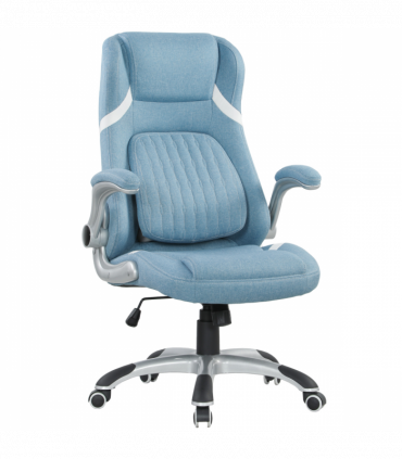 Vinsetto Fabric Office Desk Chair w/ Adjustable Height Tilt Function Blue