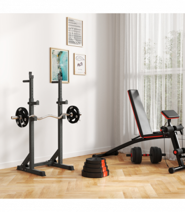 SPORTNOW Olympic Weight Plates Set for Home Gym, 2 x 7.5kg, 2 x 5kg, Black