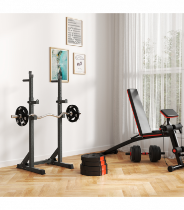 SPORTNOW Olympic Weight Plates Set for Home Gym, 2 x 10kg, 2 x 5kg, Black