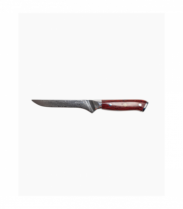 6" Red Ripple Boning Knife