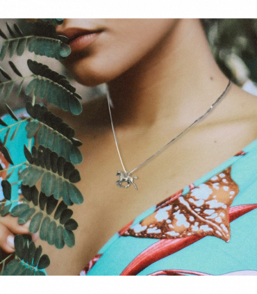 Horse Charm Silver Necklace