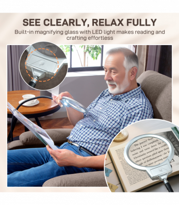 HOMCOM Linen Fabric Electric Recliner Chair with Remote Control, Brown