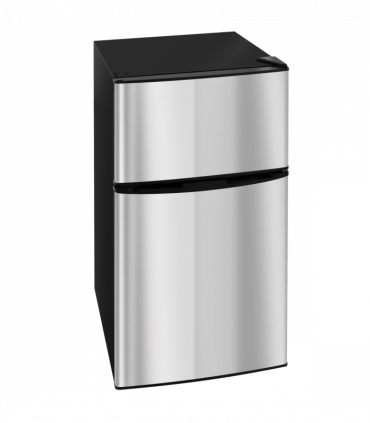 HOMCOM 88L Small Fridge Freezer with 5-Setting Thermostat, Inner Light