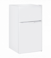 HOMCOM 88L Small Fridge Freezer with 5-Setting Thermostat, Inner Light