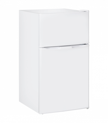 HOMCOM 88L Small Fridge Freezer with 5-Setting Thermostat, Inner Light
