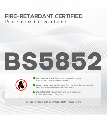 HOMCOM Linen Storage Ottoman Storage Box with Rubberwood Legs, Light Grey