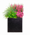 IDEALIST Lite Contemporary Flower Box Square Garden Planter, Light Concrete Outdoor Large Plant Pot H40 L40 W40 cm, 65L