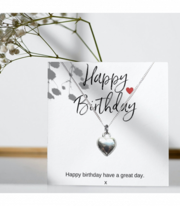Happy Birthday Necklace & Jewellery Box Gift