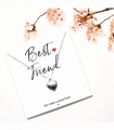 Best Friend Necklace & Card Gift
