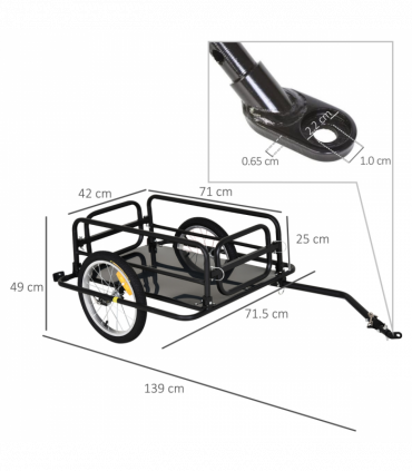 Folding Bike Cargo Trailer