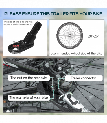 Folding Bike Cargo Trailer