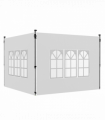 Outsunny Gazebo Side Panels for 3x3(m) or 3x4m Pop Up Gazebo, 2 Pack, White