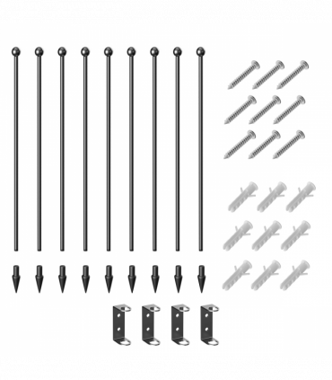 PawHut 60cm 8 Panels Heavy-Duty Dog Playpen for Small Dogs