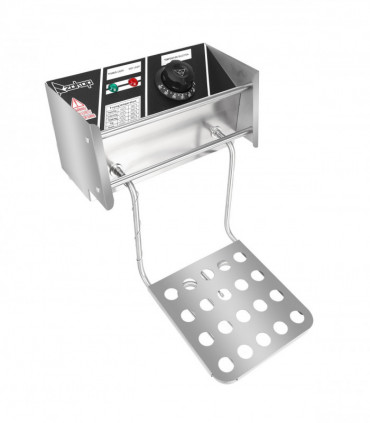 【Old code-56252372】ZOKOP EH81 2500W 220-240V 6.3QT/6L Stainless Steel Single Cylinder Electric Fryer UK Plug