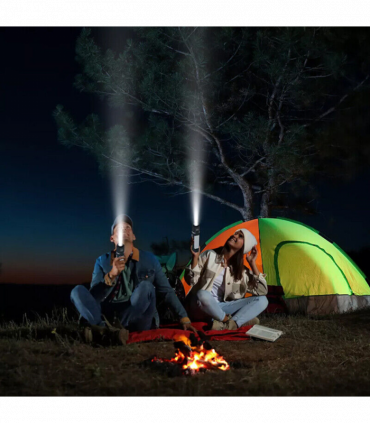 （2 pack）Rechargeable Foldable LED Camping Lantern Light Outdoor Camping Hiking Flashlight  Work Light  Camping Lantern Light