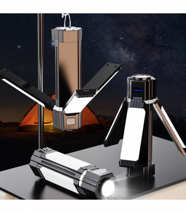 （2 pack）Rechargeable Foldable LED Camping Lantern Light Outdoor Camping Hiking Flashlight  Work Light  Camping Lantern Light