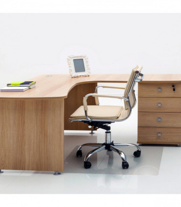 Advantagemat PVC Chair Mat for Hard Floors. Rectangular - 116 x 150cm