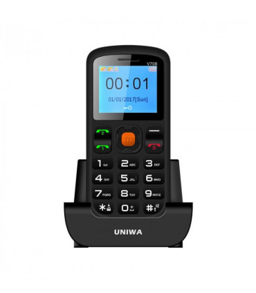 Uniwa V708 Big Button Mobile Phone For Elderly Dual SIM - SOS Mobile Phone