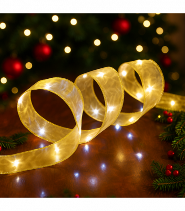 20 Led Ribbon Set of 3 Red