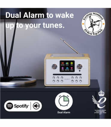 MAJORITY HOMERTON 2 MUSIC SYSTEM OAK