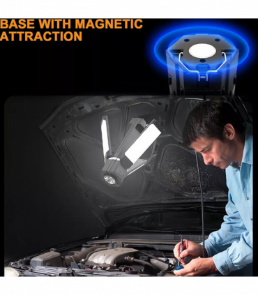 Rechargeable Foldable LED Camping Lantern Light Outdoor Camping Hiking Flashlight  Work Light  Camping Lantern Light