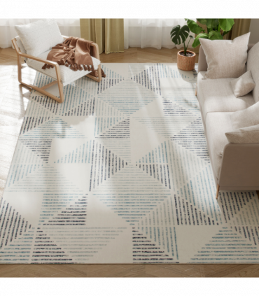 HOMCOM Non-Slip Large Rug for Living Room 290 x 200 cm, Multi-Coloured