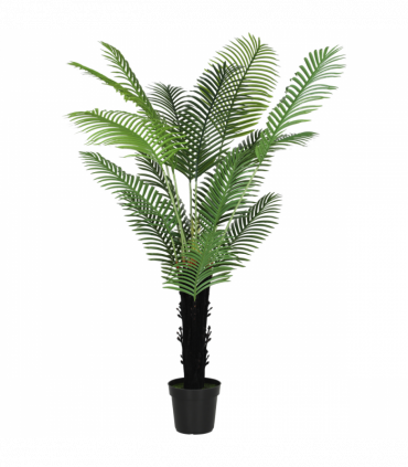 HOMCOM 175cm Artificial Areca Palm Tree with PE Leaves and Flocked Soil