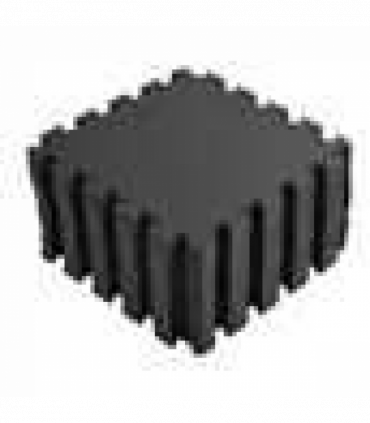 10 Packs Black Interlocking Foam Mats 30x30