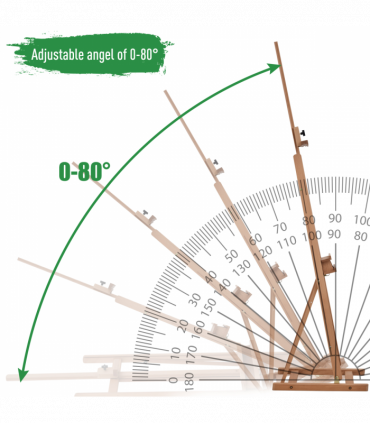 H-Frame Studio Easel Height Adjustable with Canvas Holder Pencil Case Vinsetto