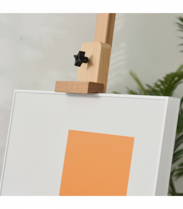 H-Frame Studio Easel Height Adjustable with Canvas Holder Pencil Case Vinsetto