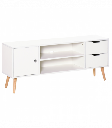 Modern TV Stand  Storage Shelf Media Console Table Entertainment Center