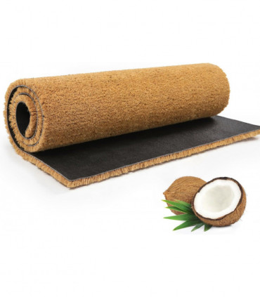Plain Coir 100cm x 300cm - Brown