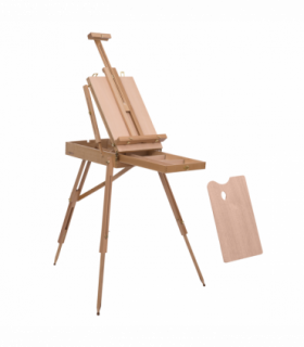 Tripod Art Easel Wooden Drawing Board Workstation Folding French Sketch HOMCOM