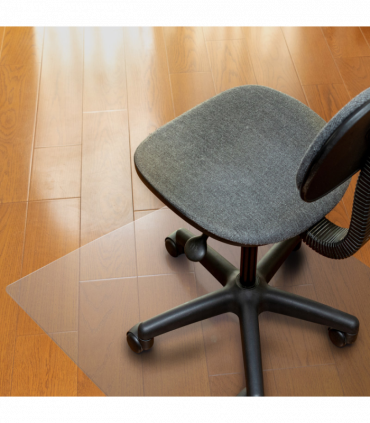 Valuemat? Basic Vinyl Rectangular Multi-Purpose Floor Protection Mat for Hard Floors - 90 x 120cm