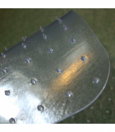 Valuemat? Basic Vinyl Rectangular Multi-Purpose Floor Protection Mat for Low Pile Carpets - 90 x 120cm