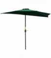 3m Half Parasol Umbrella Metal Frame Crank NO BASE INCLUDED, Green